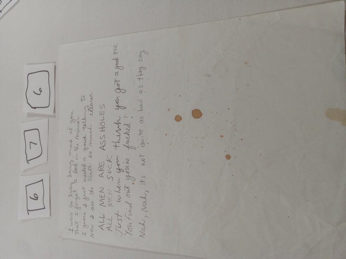 Item 676 — I was so busy being mad at you, picture 1 of 2