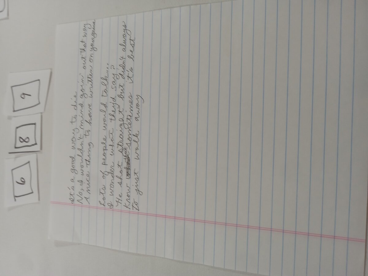 Item 689 — it's a good way to die, picture 1 of 1