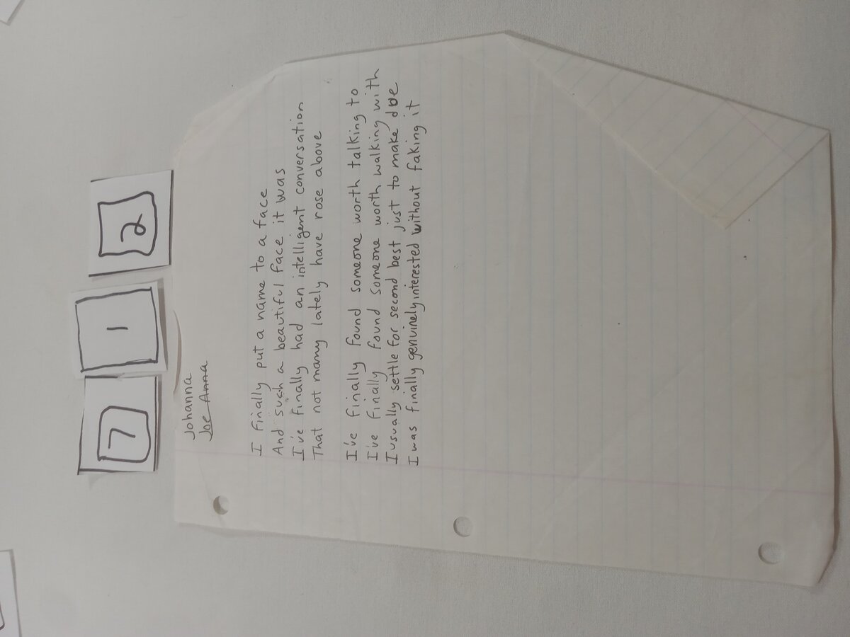 Item 712 — Johanna / I finally put a name to a face, picture 1 of 2