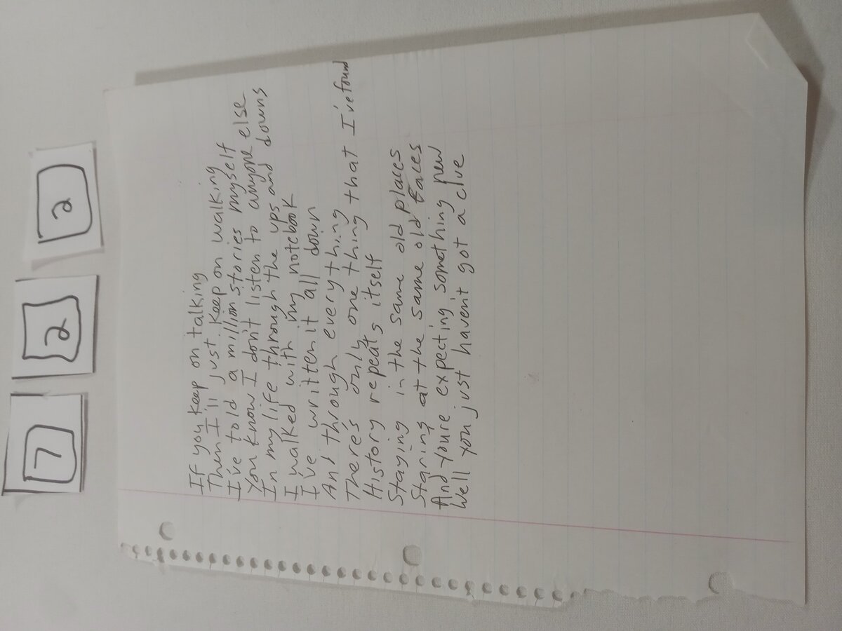 Item 722 — If you keep on talking, picture 1 of 2