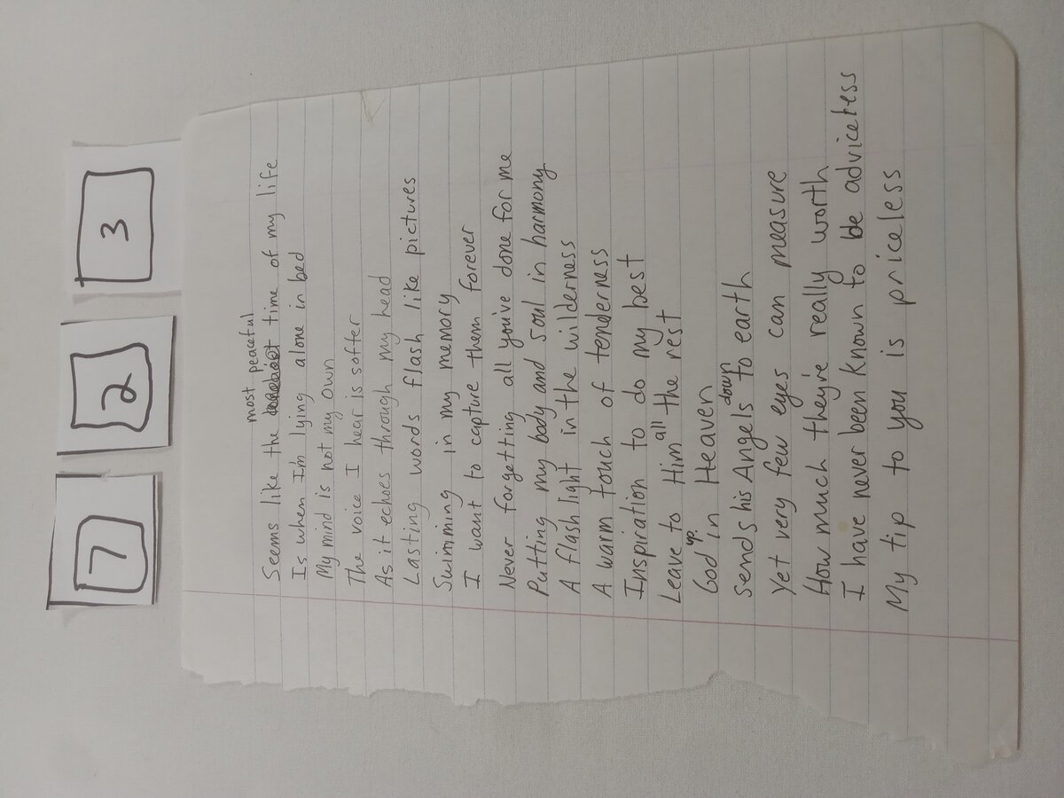 Item 723 — Seems like the darkest time of my life, picture 1 of 1
