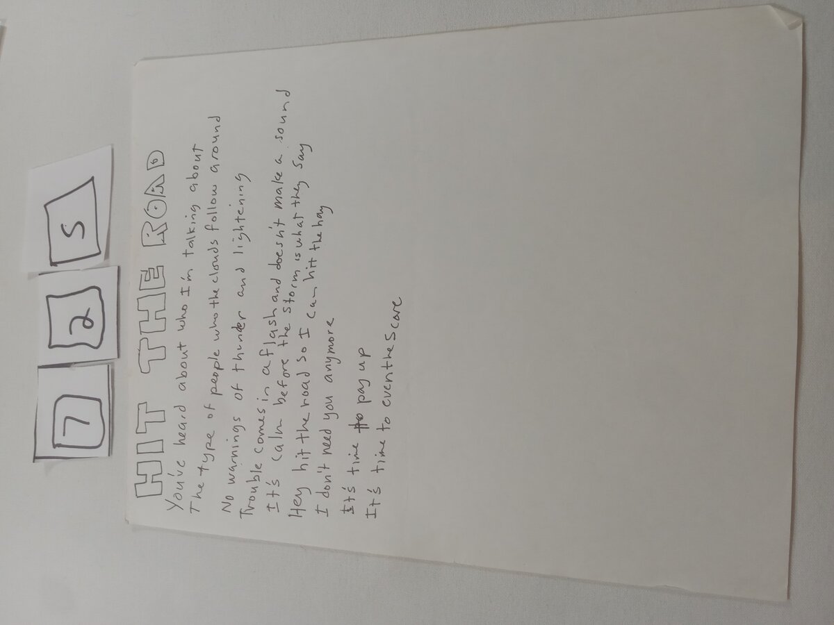 Item 725 — HIT THE ROAD, picture 1 of 1