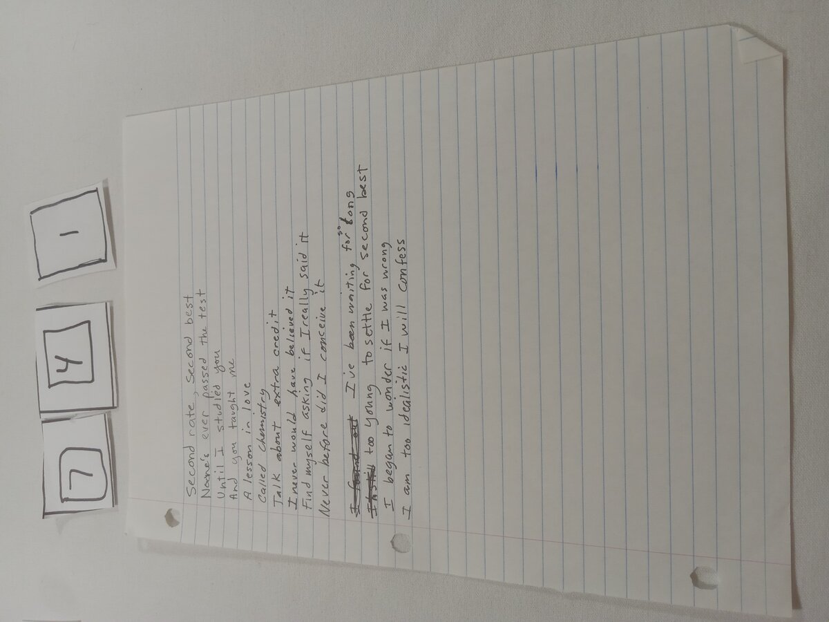 Item 741 — Second rate, Second best, picture 1 of 2