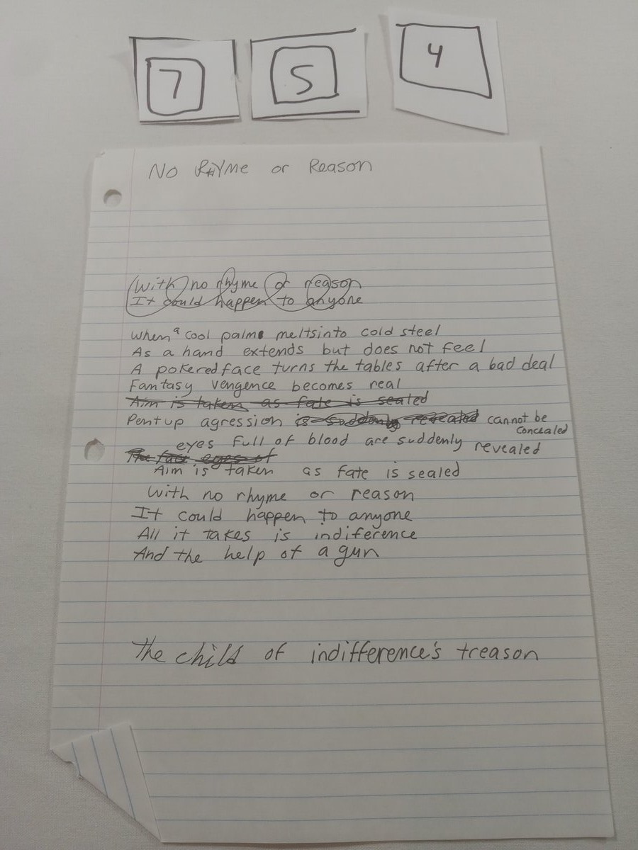 Item 754 — No Rhyme or Reason, picture 1 of 2
