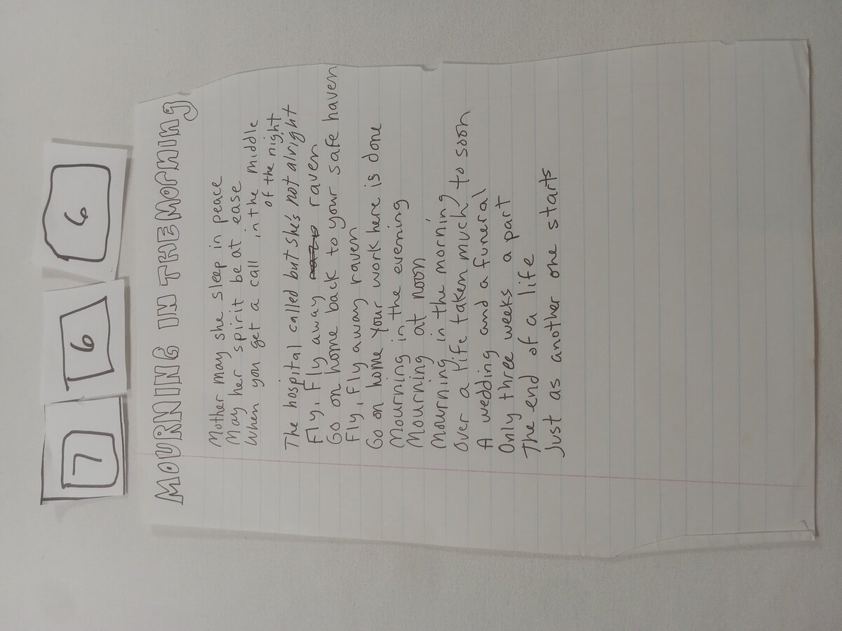 Item 766 — MOURNING IN THE MORNING, picture 1 of 2