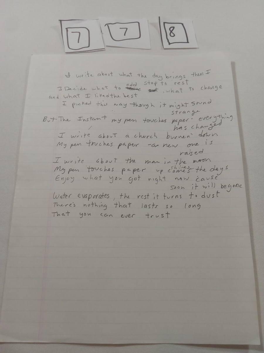 Item 778 — I write about what the day brings then I, picture 1 of 2