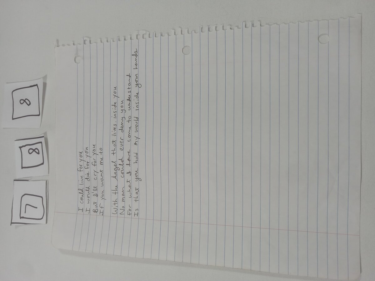 Item 788 — I could live for you, picture 1 of 1