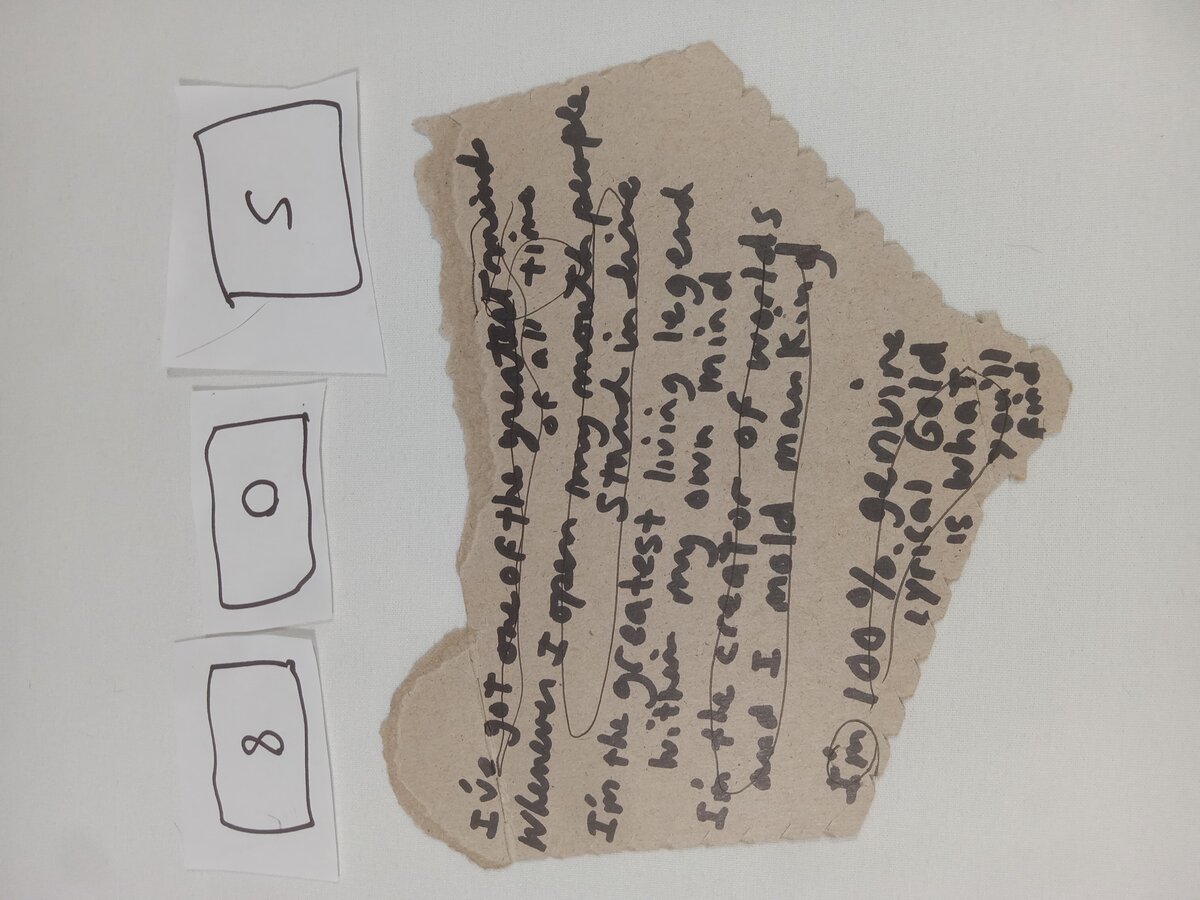 Item 805 — I've got one of the greatest minds of all time, picture 2 of 2