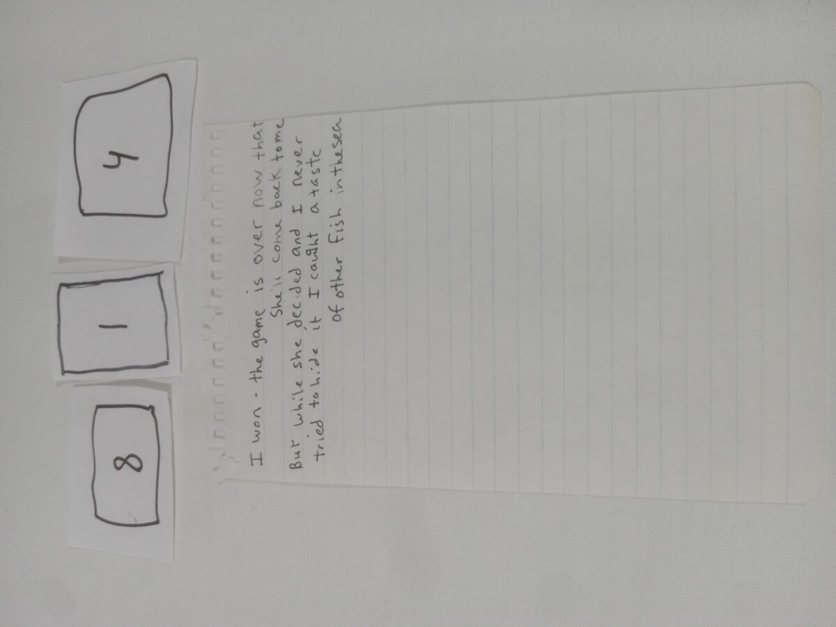 Item 814 — I won - the game is over now that, picture 1 of 2