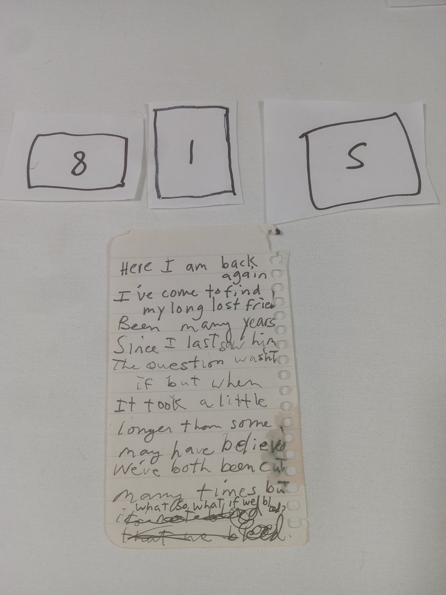 Item 815 — Here I Am Back Again, picture 1 of 2