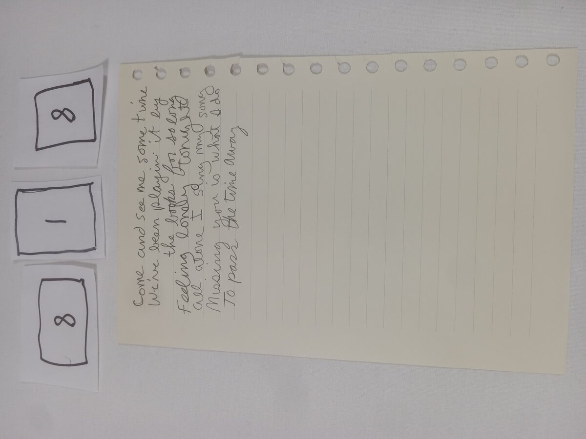 Item 818 — Come and see me some time, picture 1 of 2