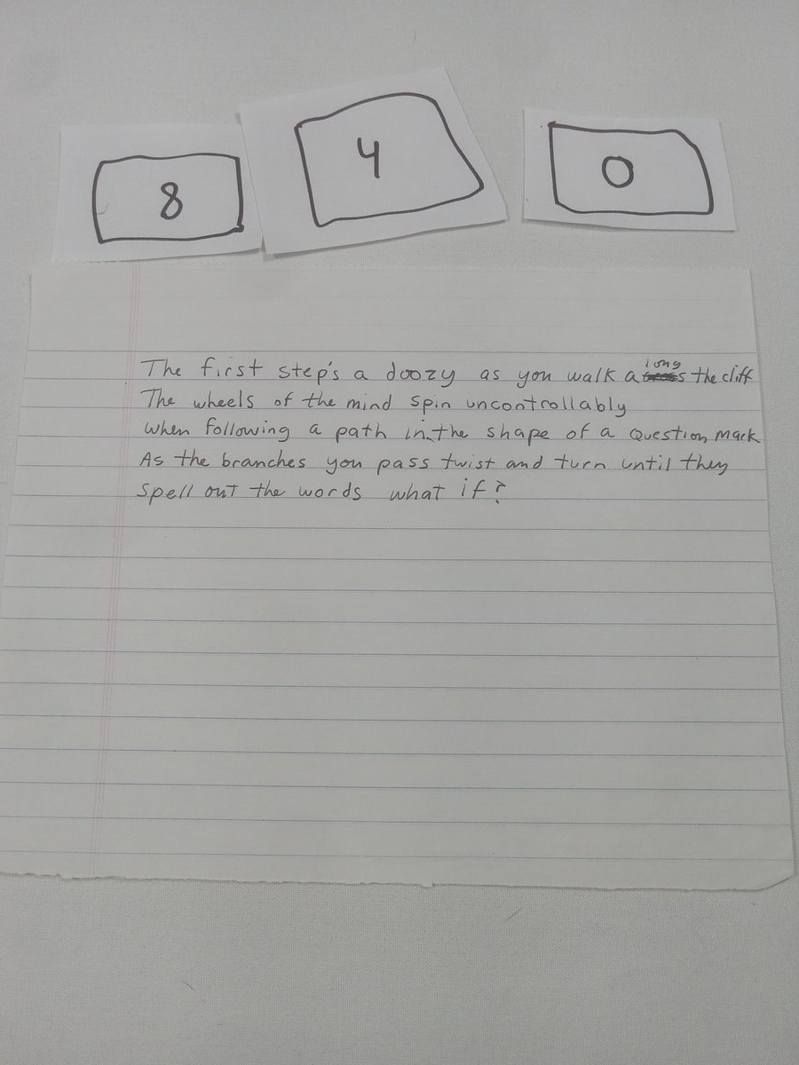 Item 840 — The first step's a doozy as you walk along the cliff, picture 1 of 1