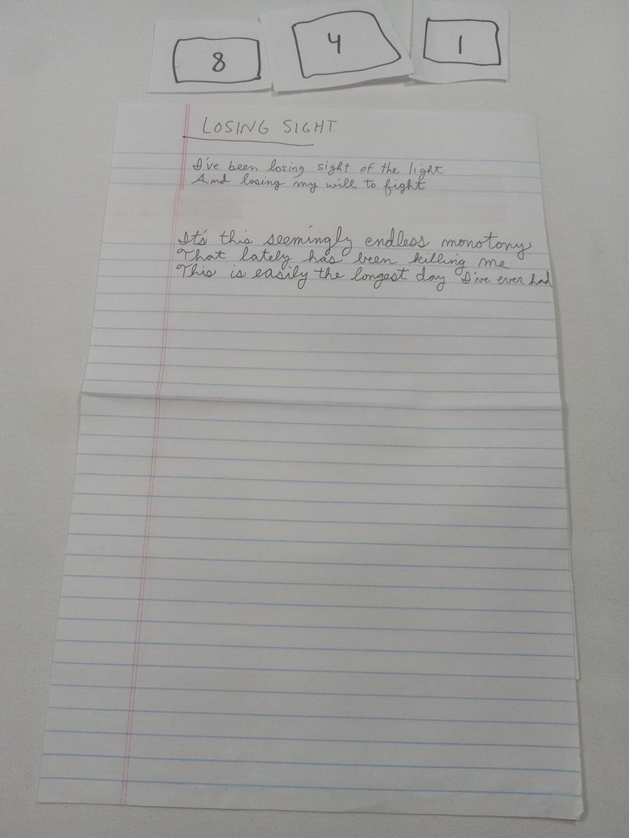 Item 841 — LOSING SIGHT, picture 1 of 2