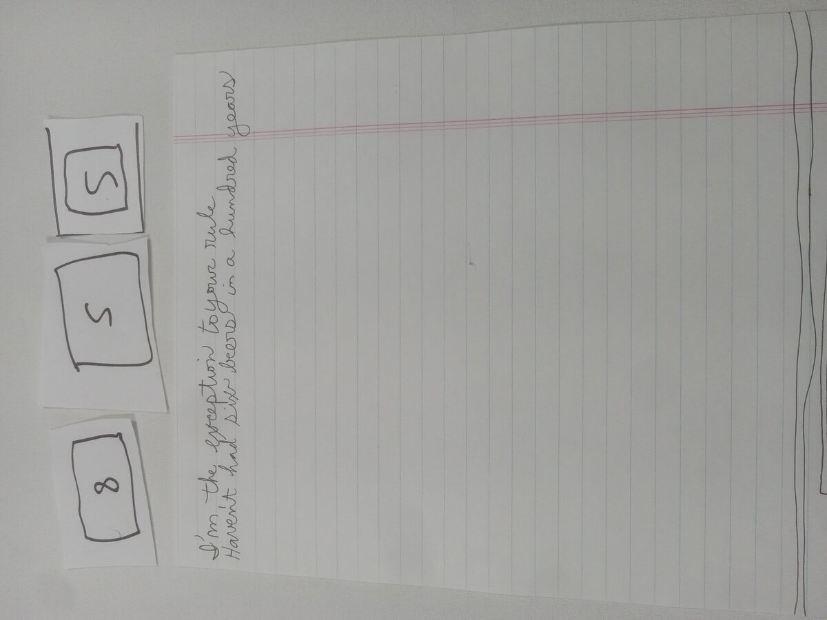 Item 855 — I'm the exception to your rule, picture 1 of 2