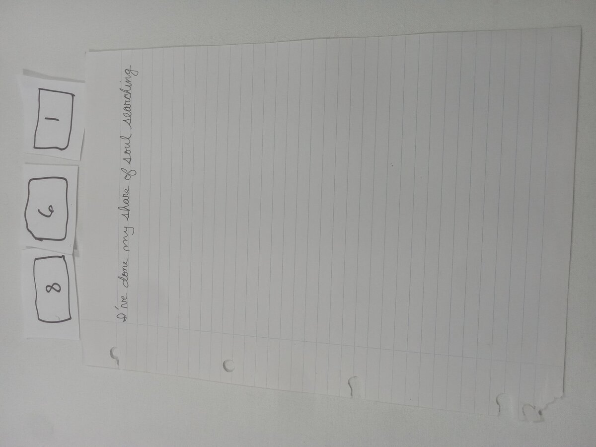 Item 861 — I've done my share of soul searching, picture 1 of 2