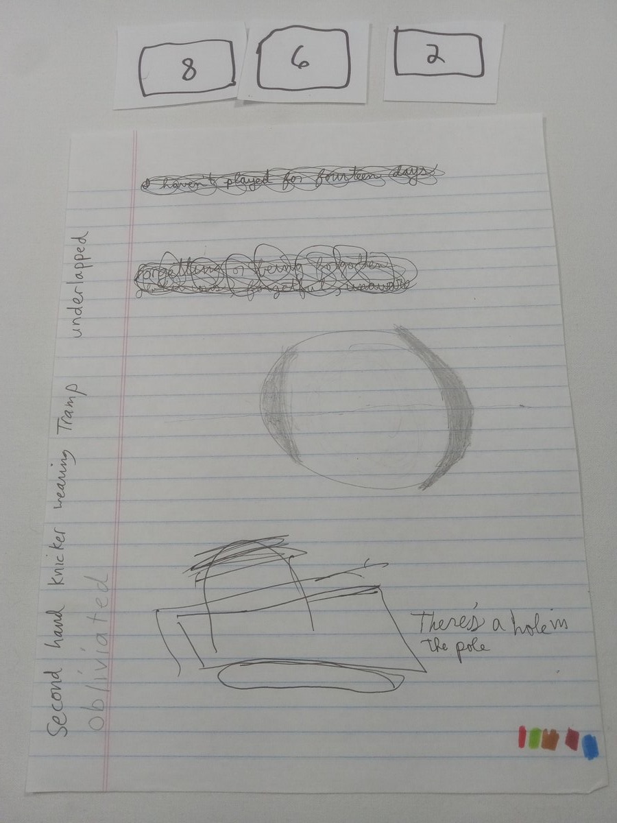 Item 862 — i haven't played for fourteen days, picture 1 of 2
