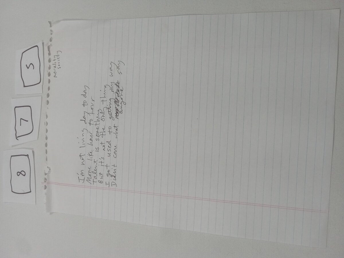 Item 875 — I'm not living day to day, picture 1 of 1
