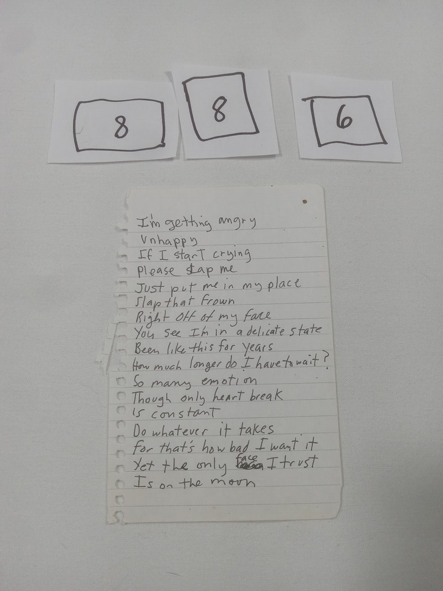Item 886 — I'm getting angry, picture 1 of 2