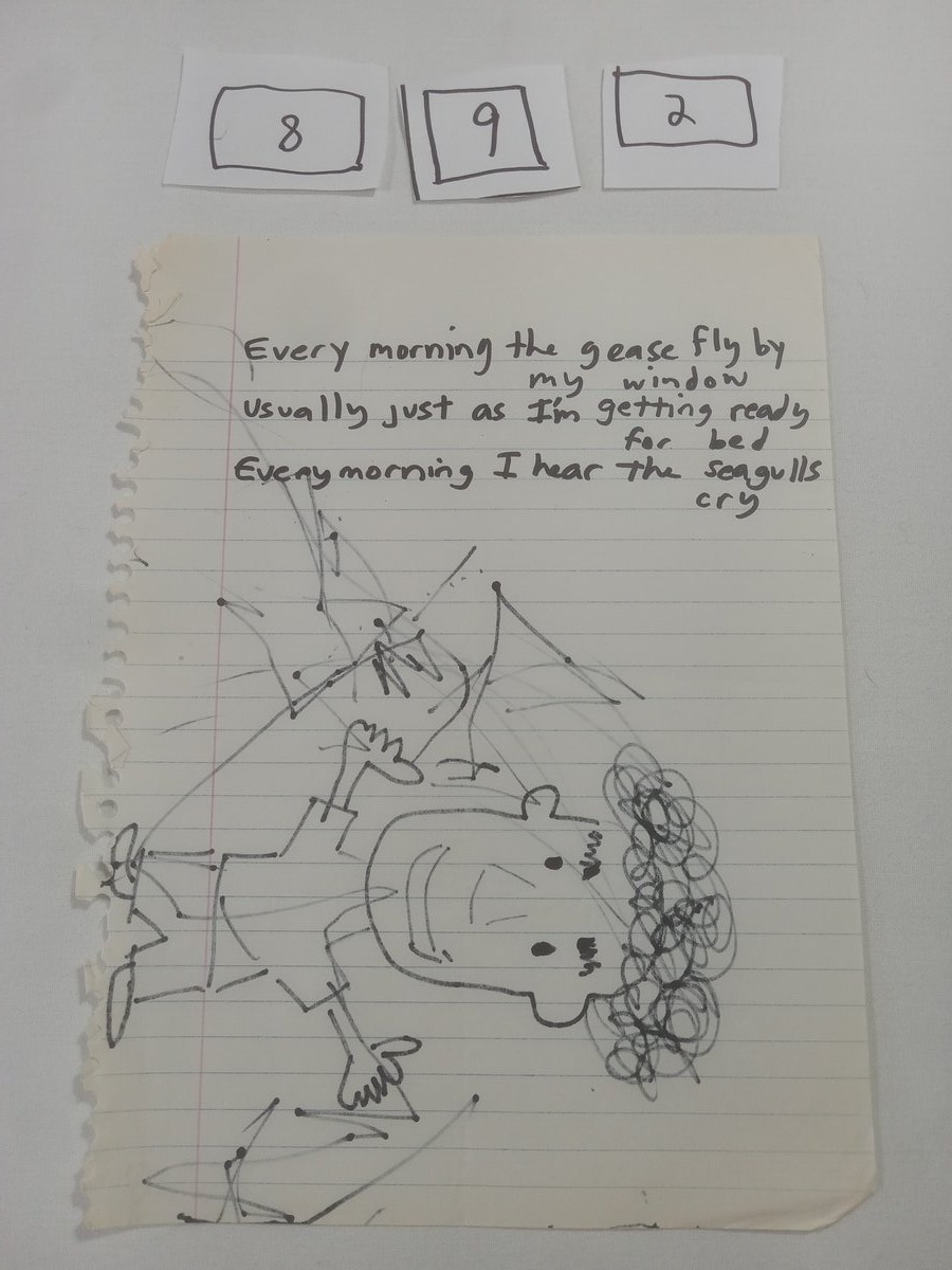 Item 892 — Every morning the gease fly by my window, picture 1 of 2