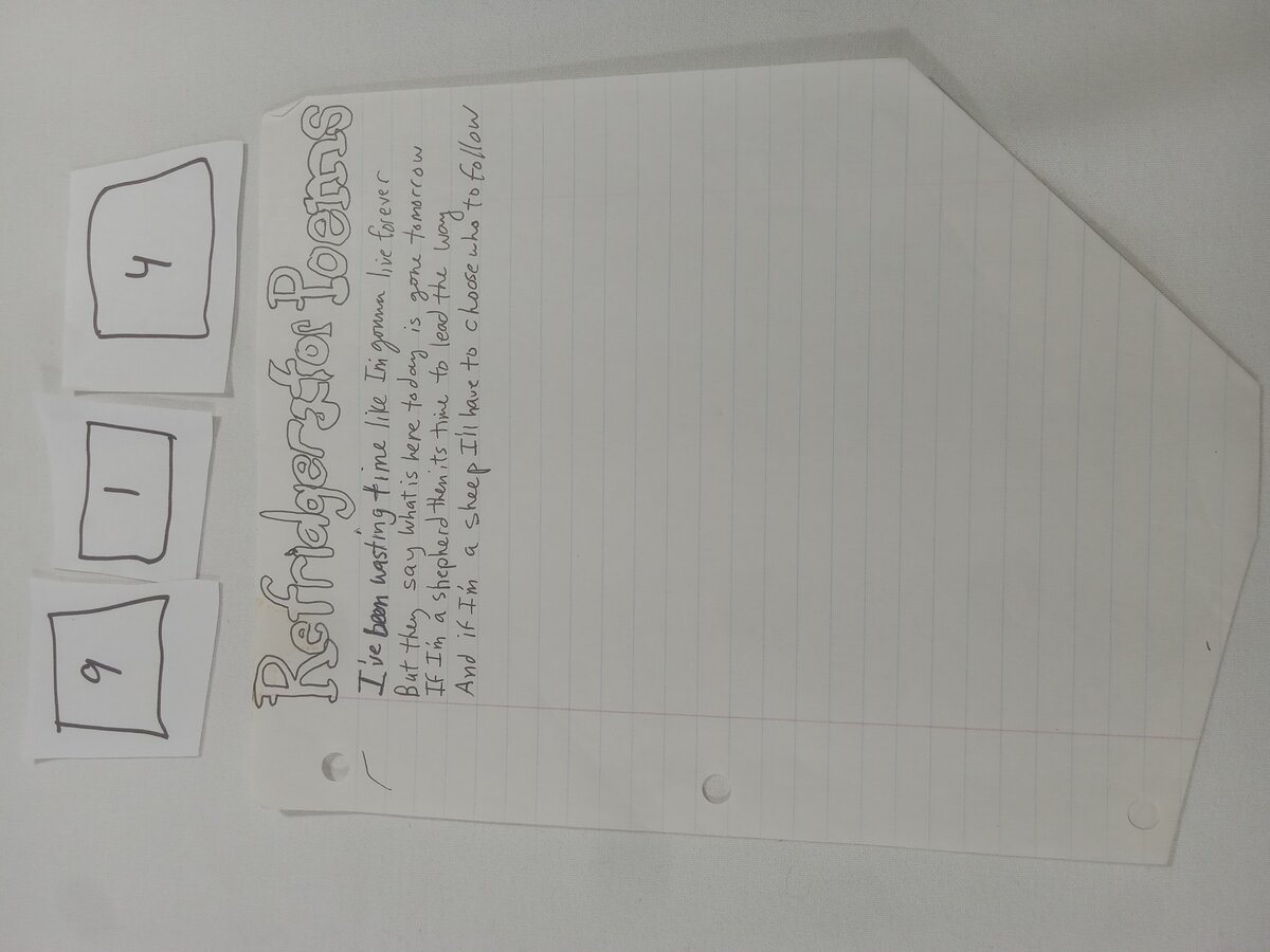 Item 914 — Refridgerator Poems, picture 1 of 2