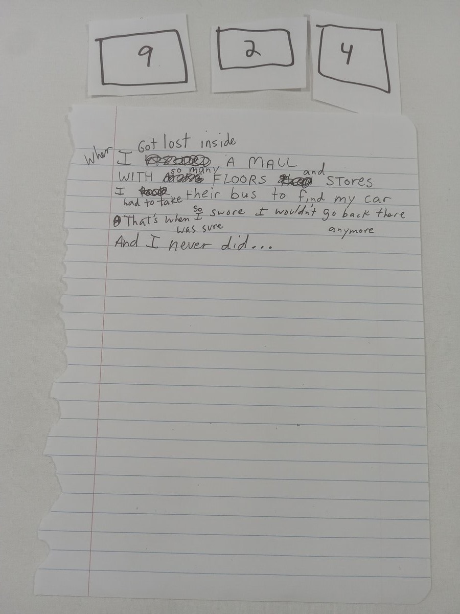 Item 924 — When I got lost inside, picture 1 of 1