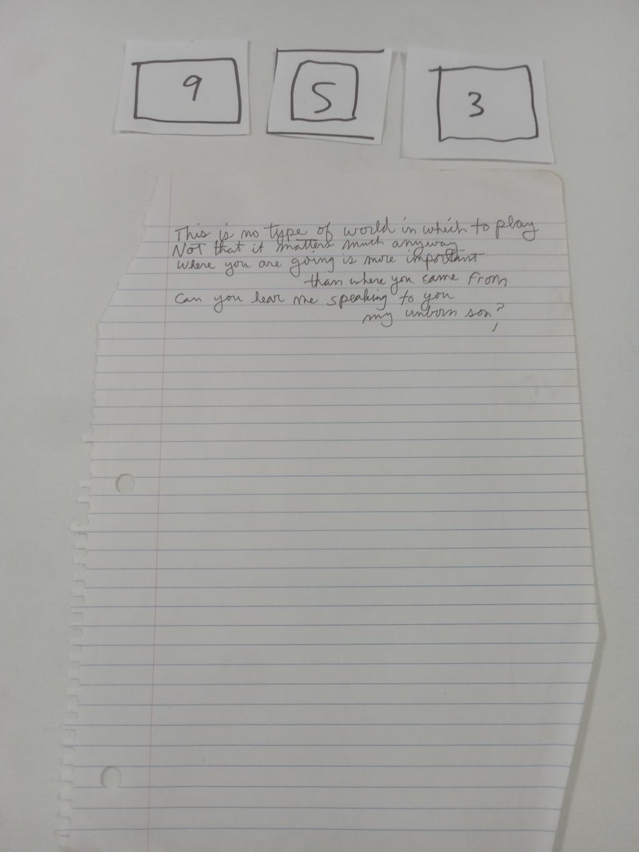 Item 953 — This is no type of world in which to play, picture 1 of 2