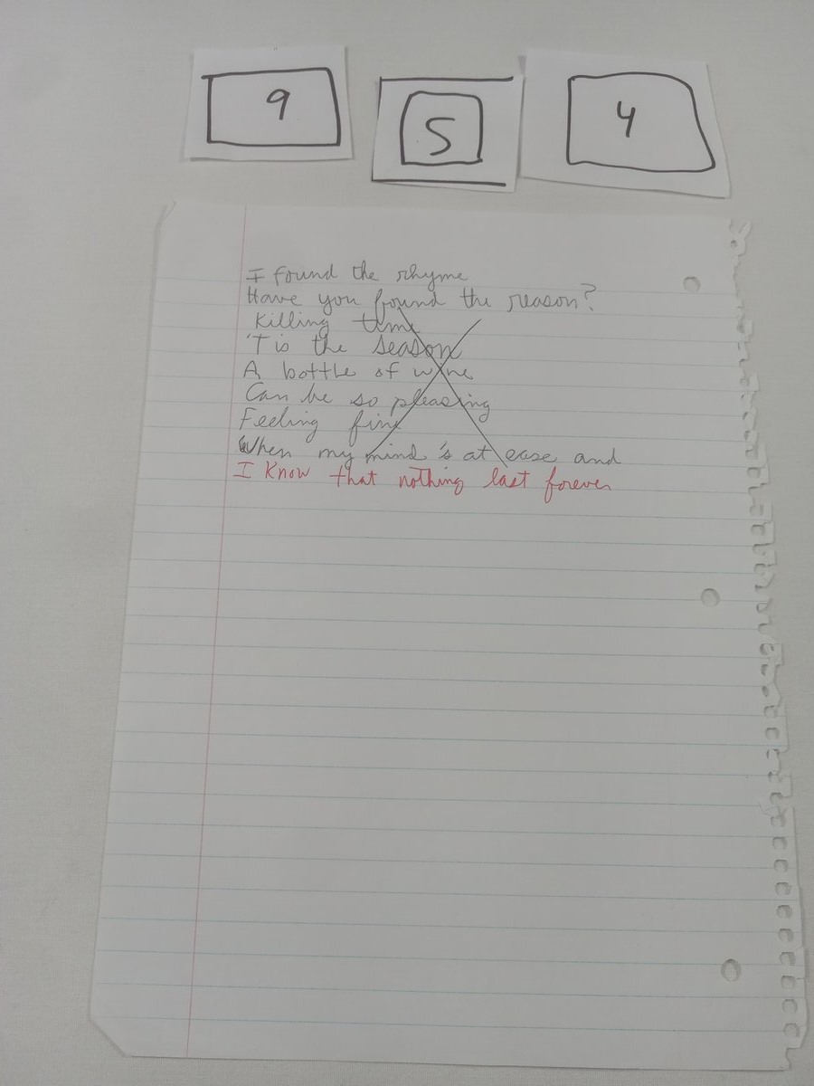 Item 954 — I found the rhyme, picture 1 of 2