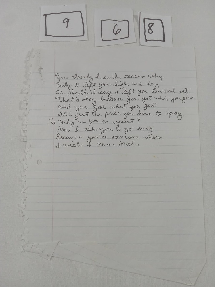 Item 968 — You already know the reason why, picture 1 of 2