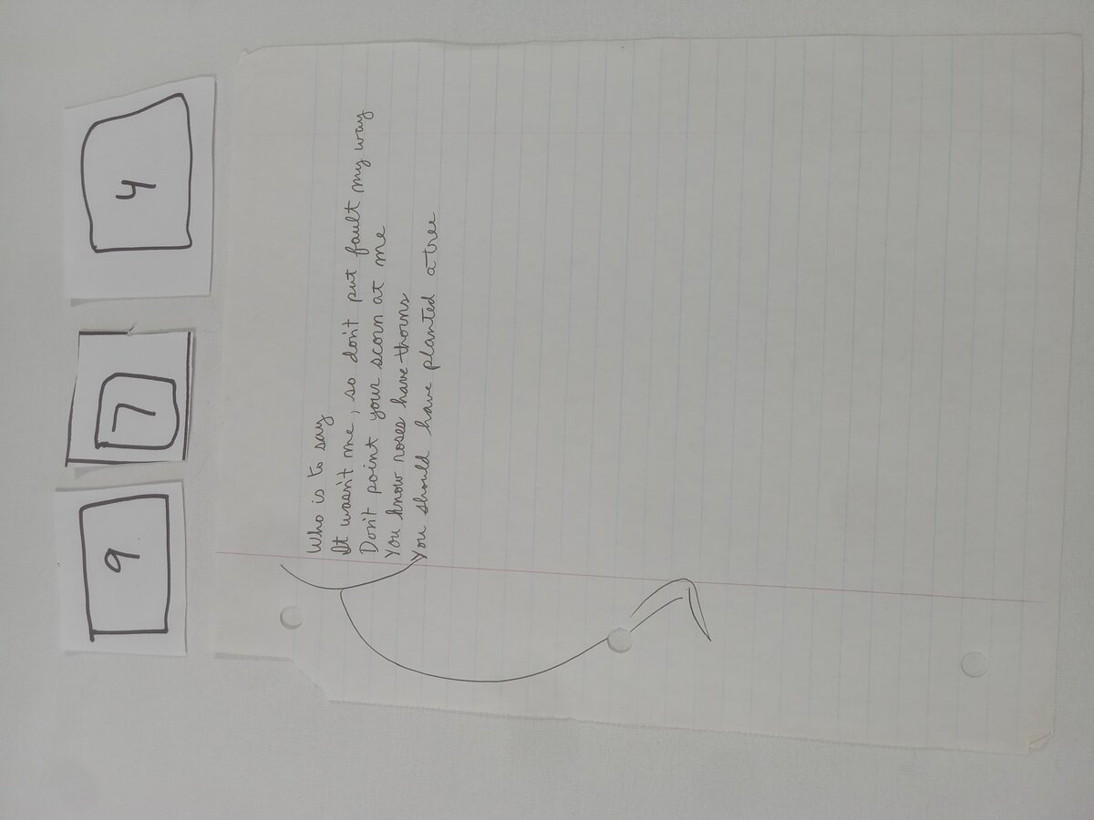 Item 974 — Who is to say, picture 1 of 2
