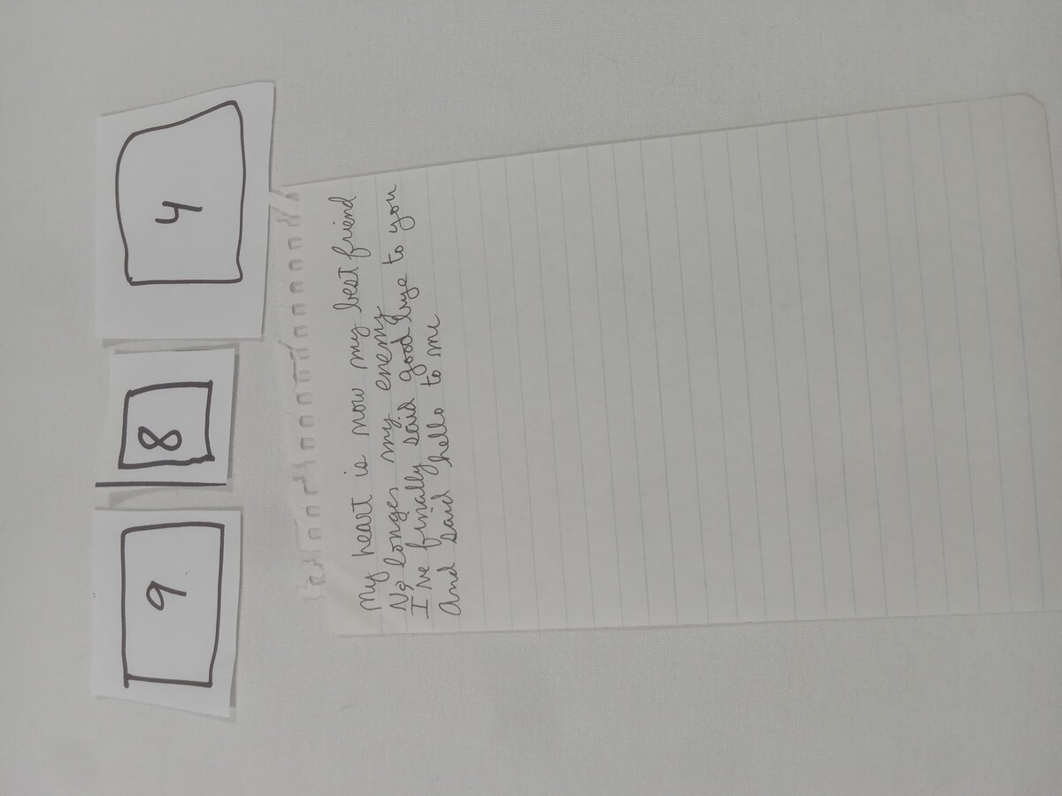 Item 984 — My heart is now my best friend, picture 1 of 2