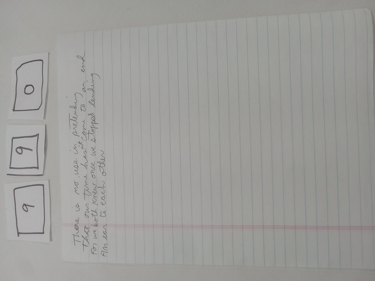 Item 990 — There is no use in pretending, picture 1 of 2