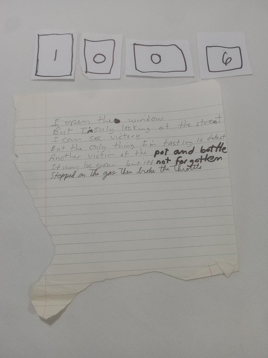 Item 1006 — I open the window, picture 1 of 2