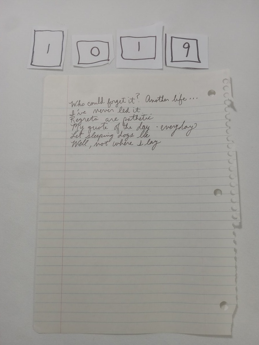 Item 1019 — Who could forget it? Another life..., picture 1 of 1