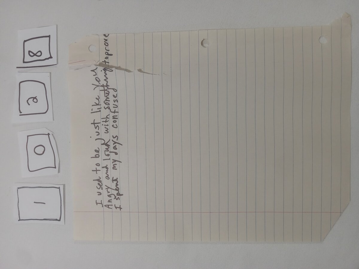 Item 1028 — I used to be just like you, picture 1 of 2