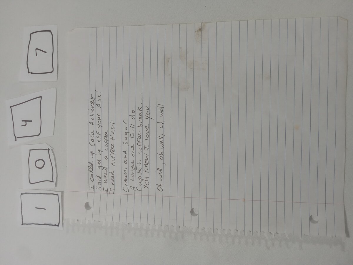 Item 1047 — I called up Caca Achiever, picture 1 of 2