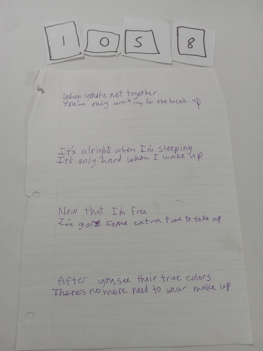Item 1058 — When you're not together, picture 1 of 2