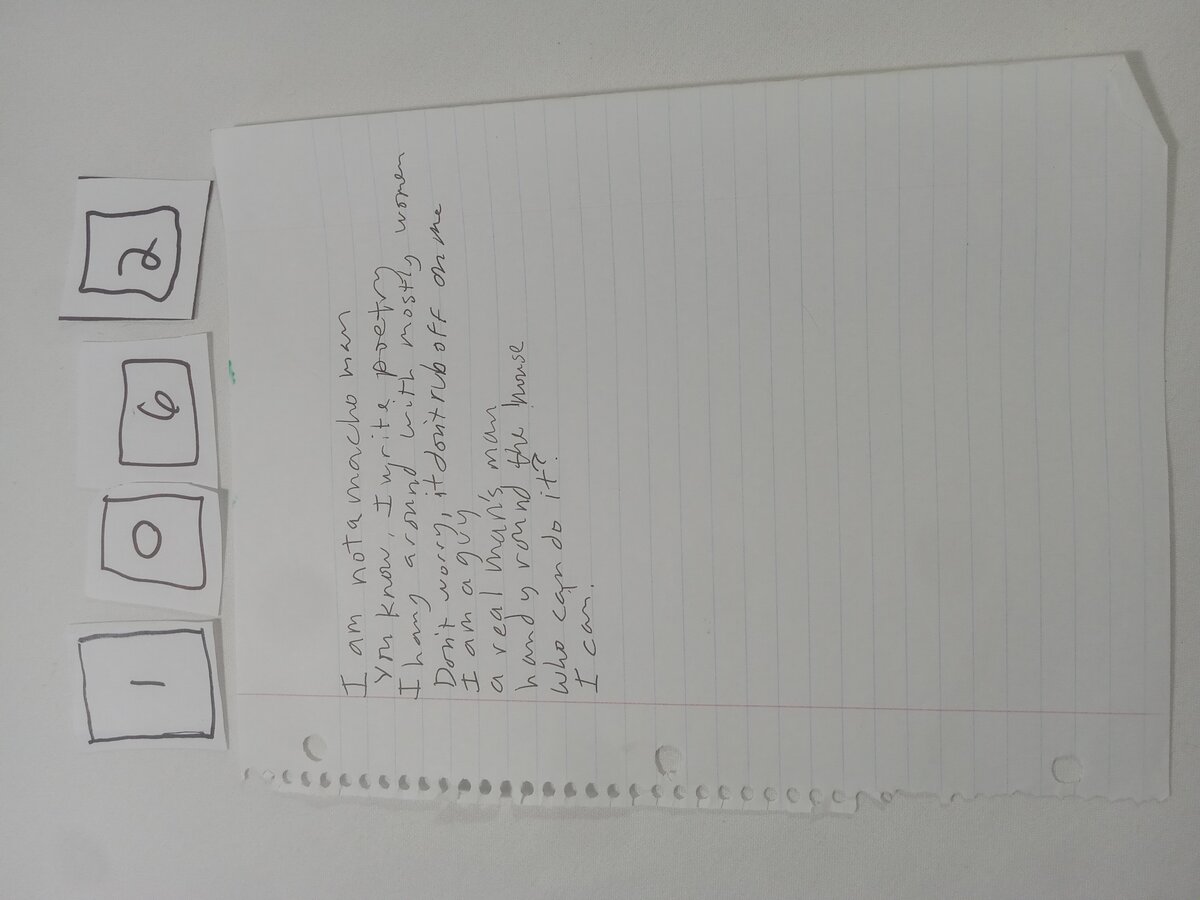 Item 1062 — I am not a macho man, picture 1 of 2