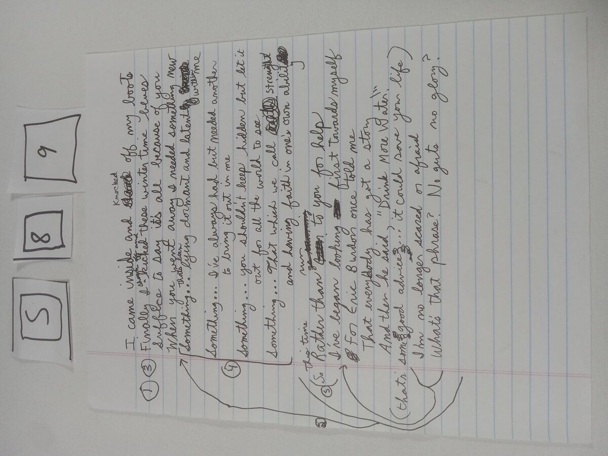 Item 589 — I came inside and knocked off my boots, picture 1 of 2