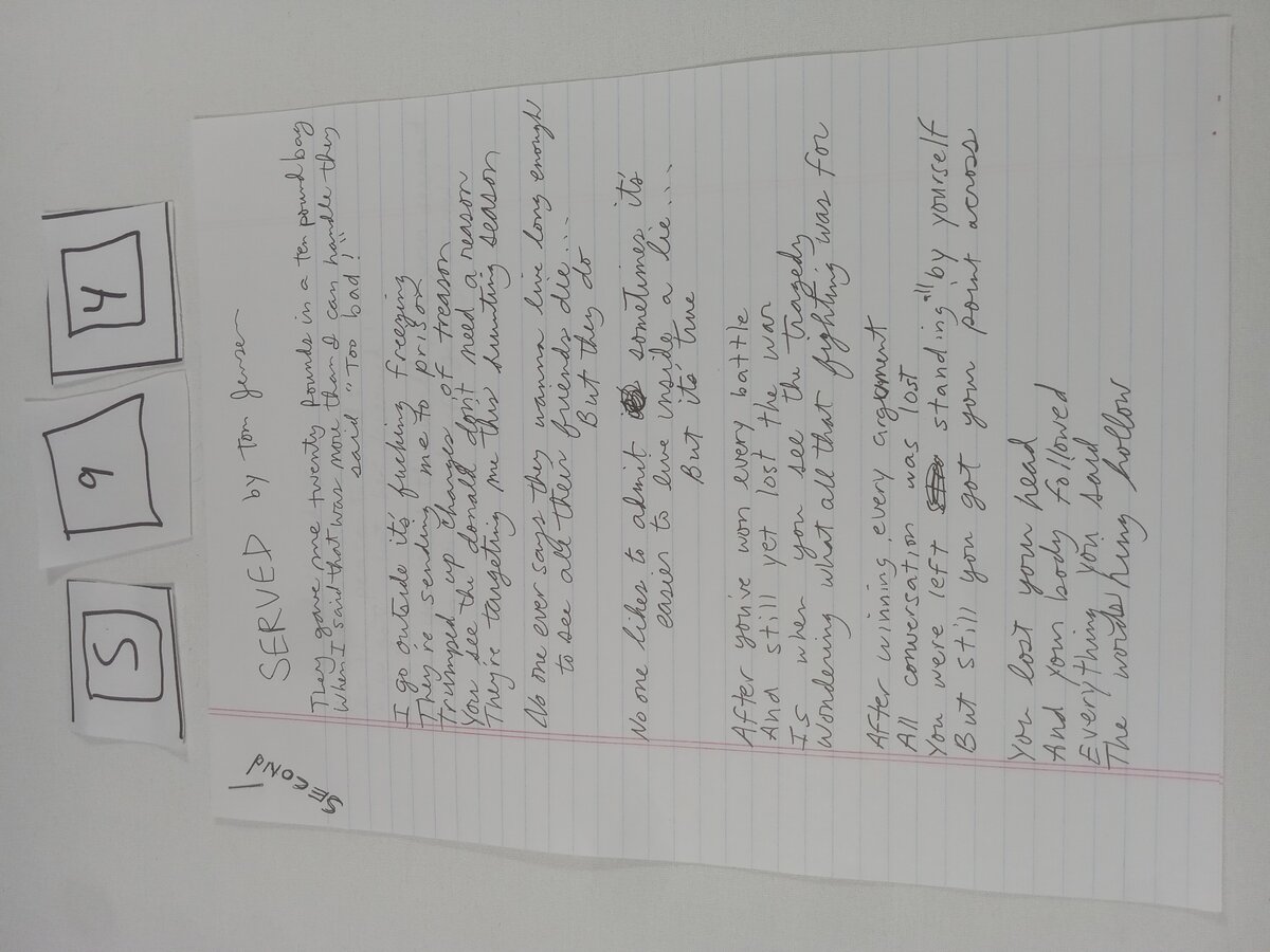 Item 594 — SERVED, picture 1 of 2