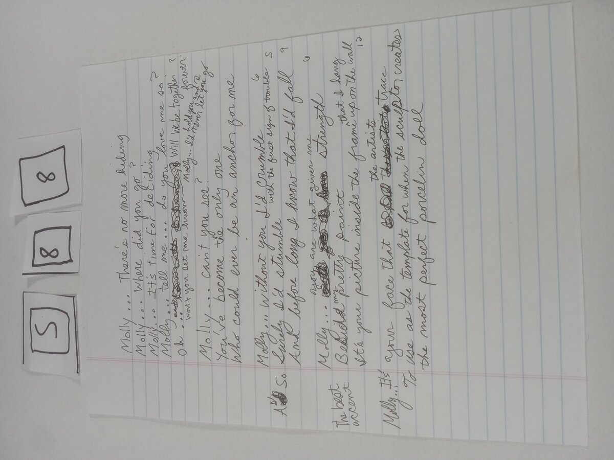 Item 588 — Molly... There's no more hiding, picture 1 of 1
