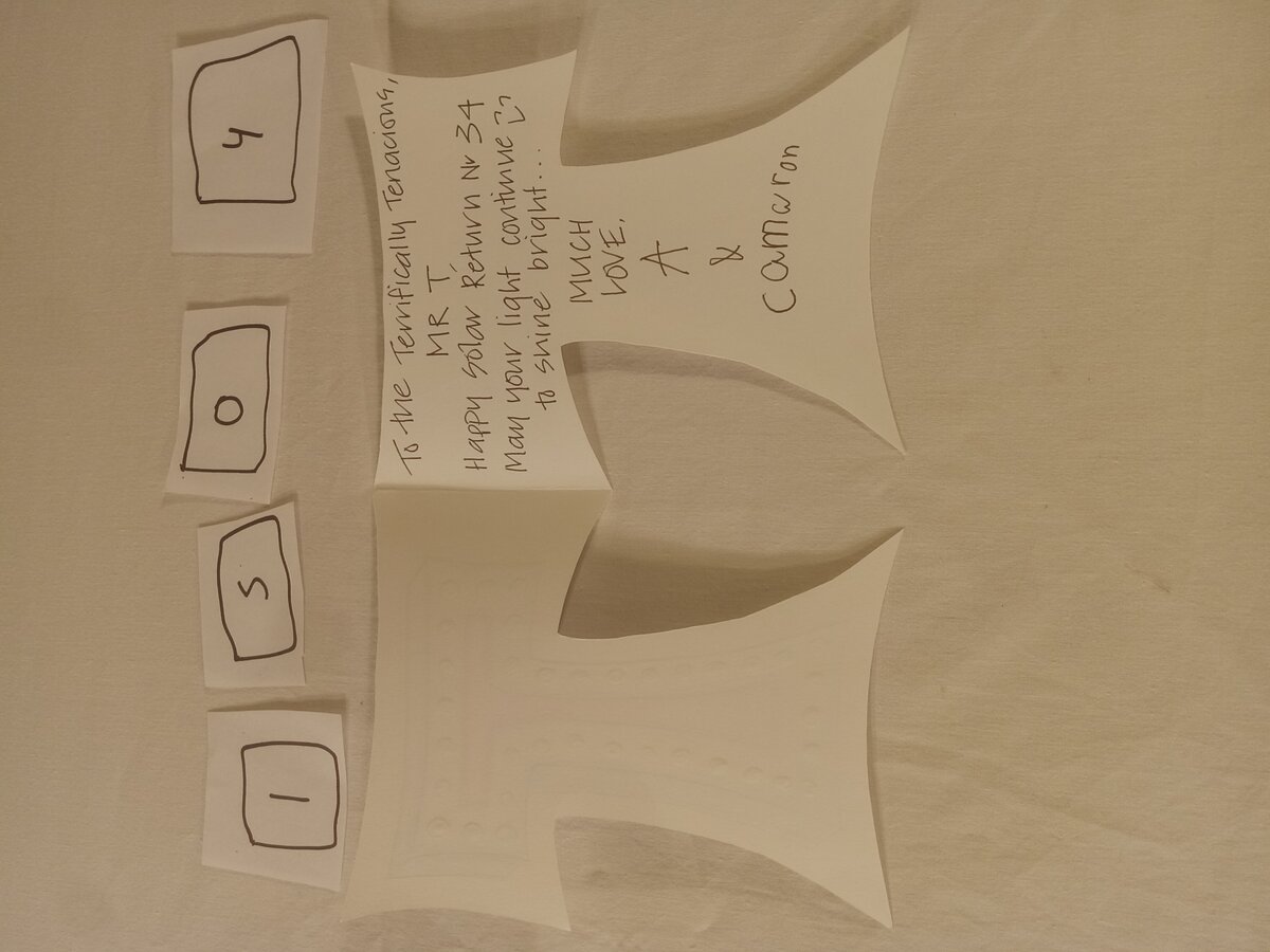 Item 1504 — LETTER T ARTWORK, picture 2 of 2