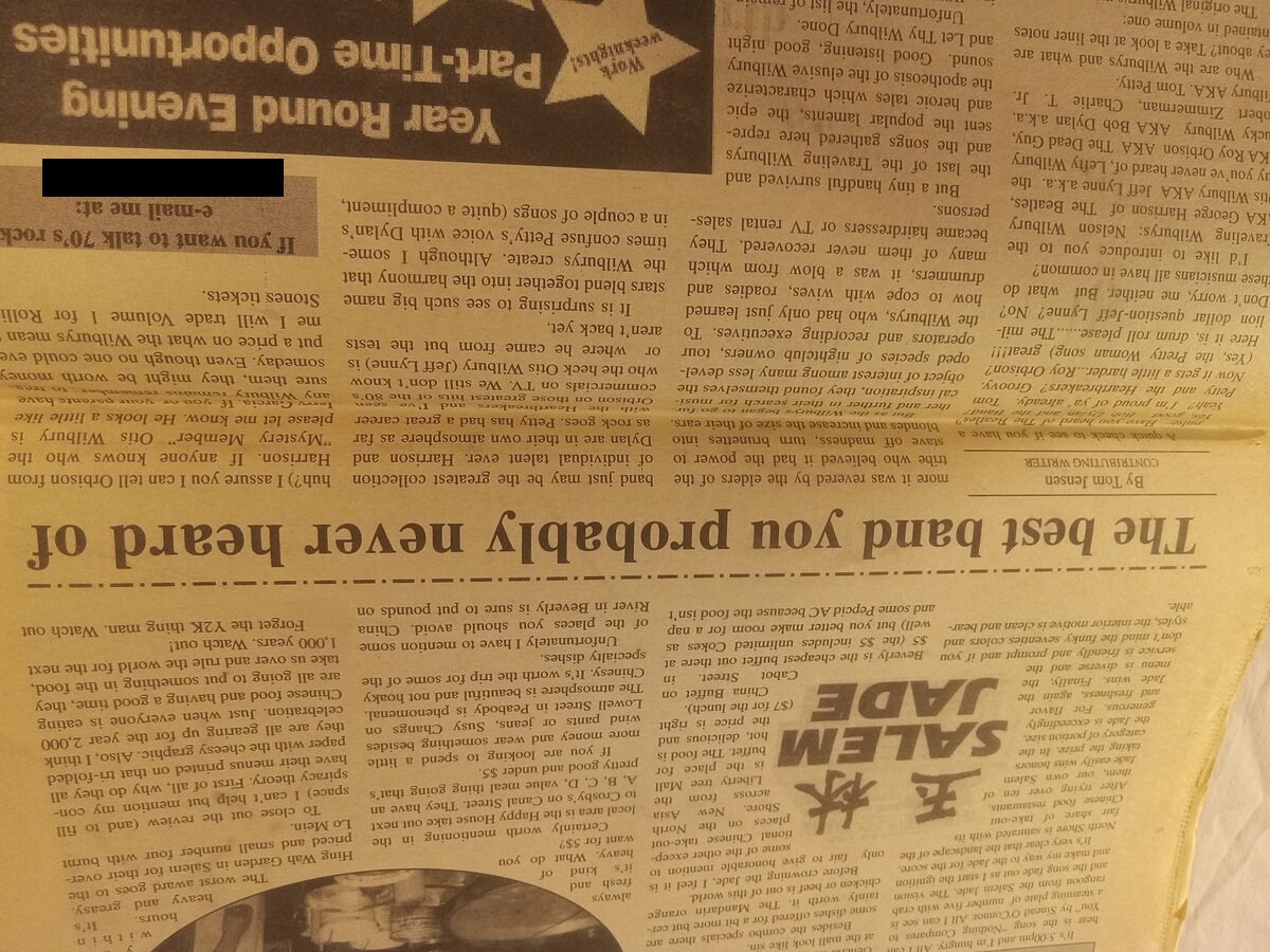 Item 1531 — Salem State Log Newspaper - February 18, 1999, picture 4 of 4