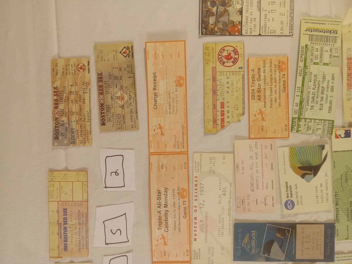 Item 1552 — Large Ticket Stub Spread - Red Sox, Museum Visit And Triple-A All-Star Game, picture 3 of 5