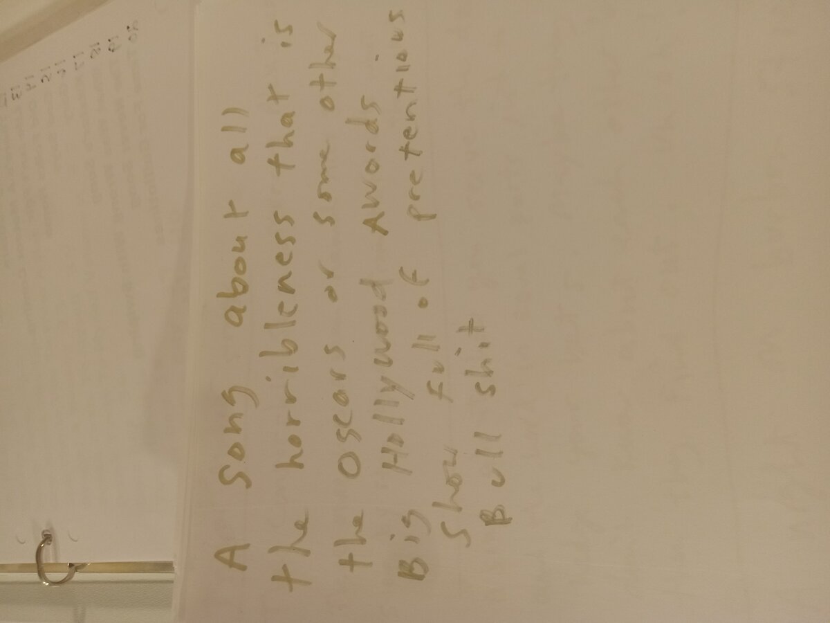 Item 1559 — BINDER - 'TREVOR MOORE LYRICS', picture 7 of 23