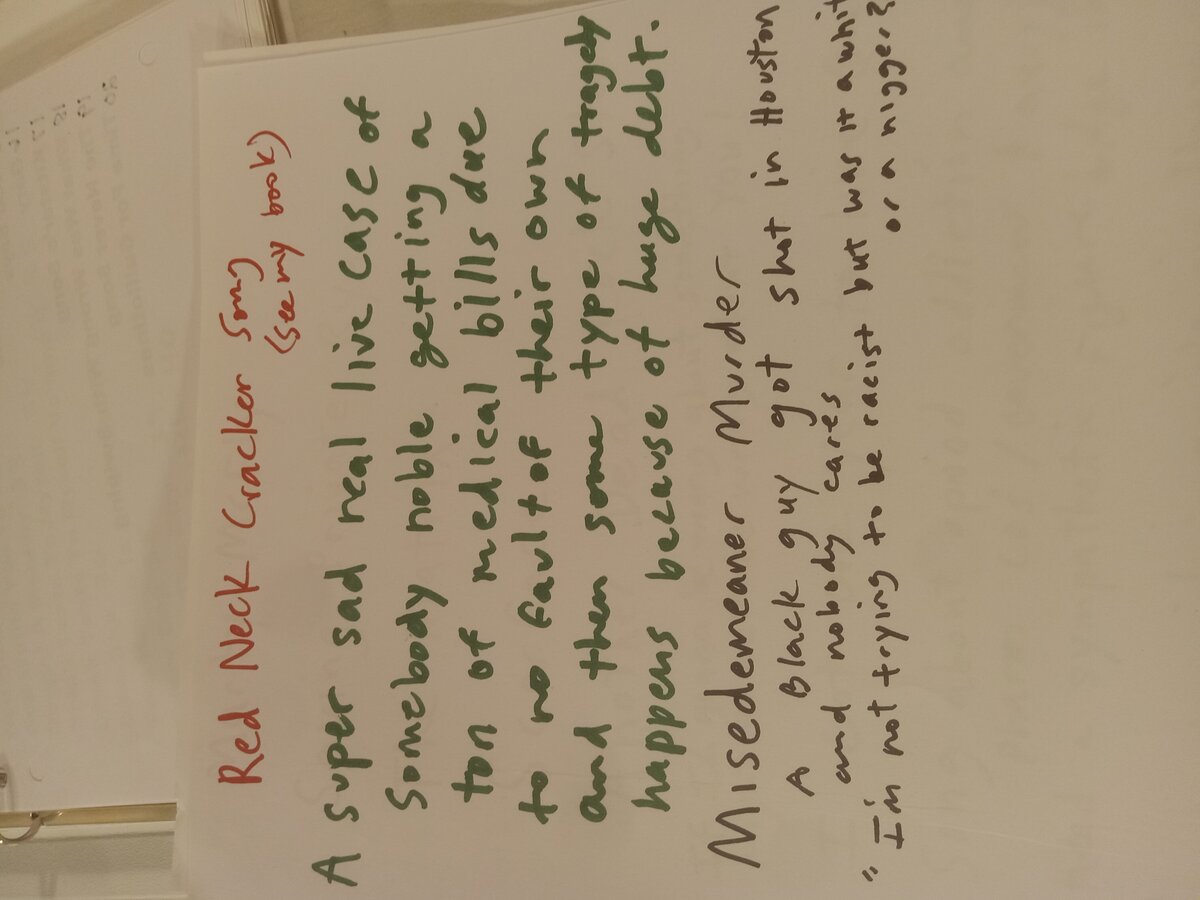 Item 1559 — BINDER - 'TREVOR MOORE LYRICS', picture 14 of 23