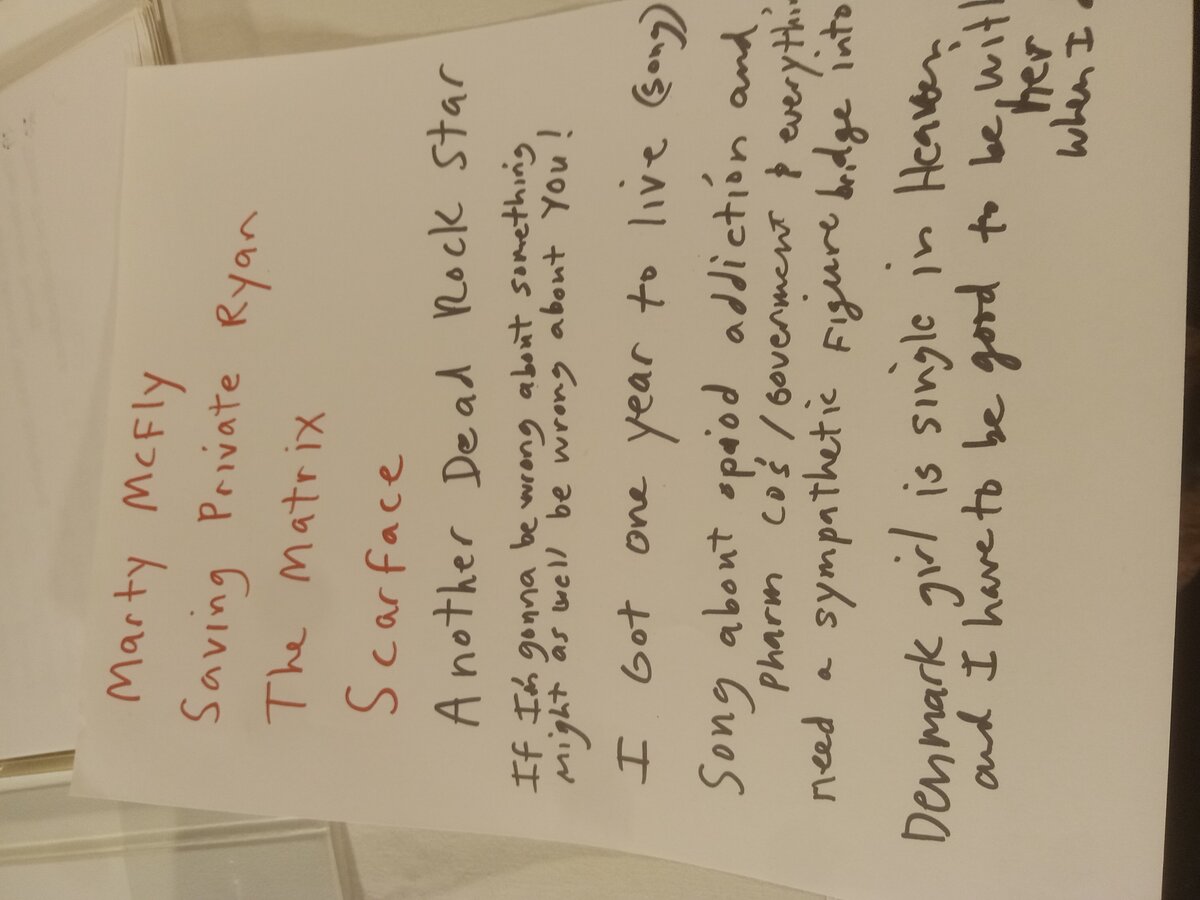 Item 1559 — BINDER - 'TREVOR MOORE LYRICS', picture 15 of 23