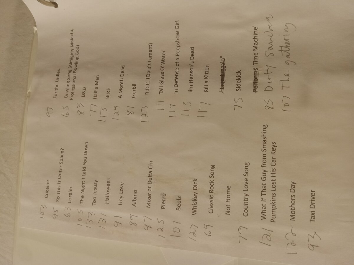Item 1560 — Stephen Lynch Lyrics Binder, picture 2 of 12