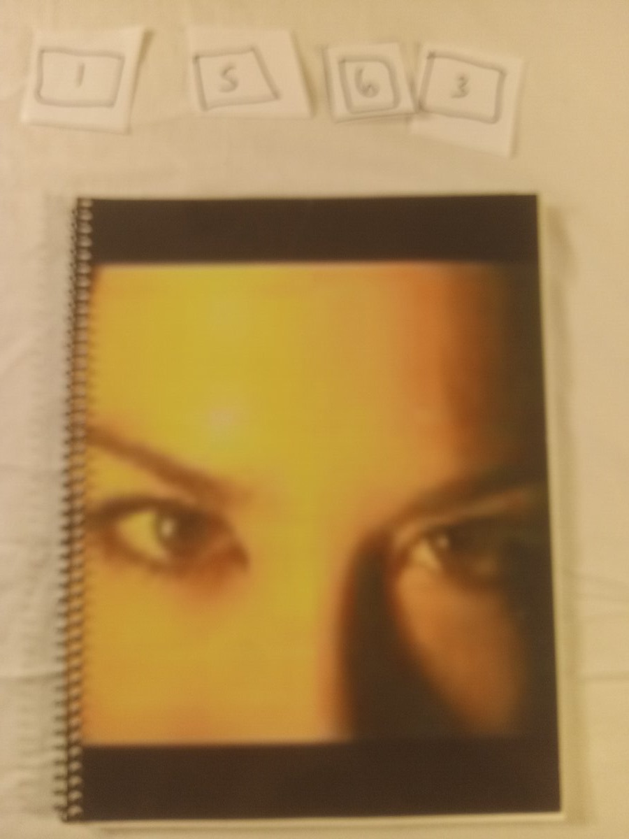 Item 1563 — Spiral-Bound Book With Eyes Picture Cover And Song-Title Index, picture 1 of 2