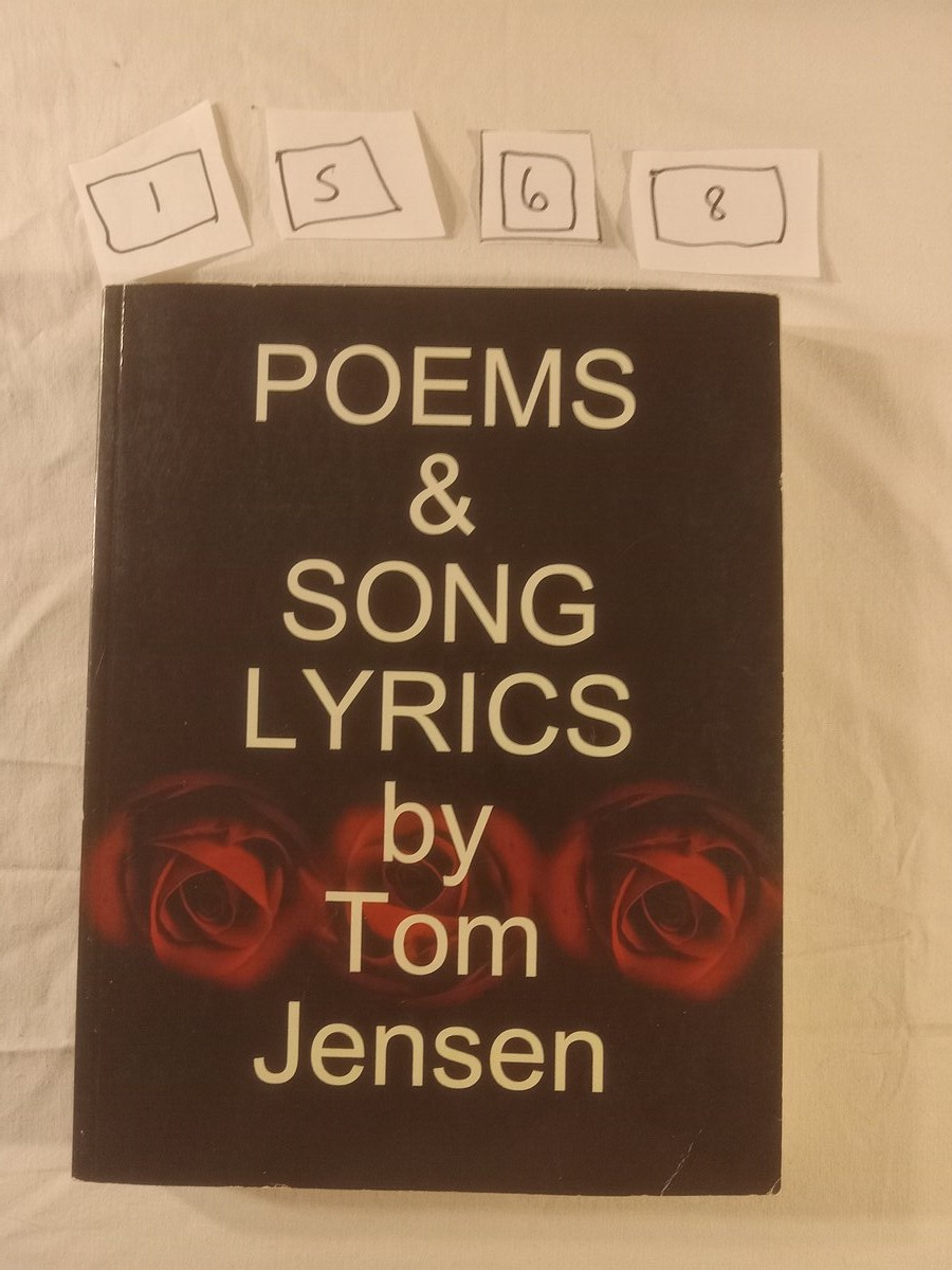 Item 1568 — Poems & Song Lyrics (Red Roses) And My Big Black Book Of Poems & Song Lyrics, picture 1 of 12