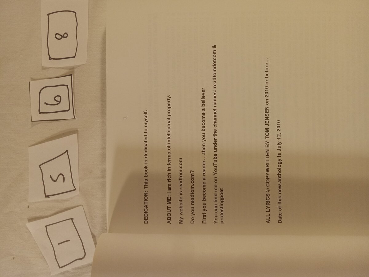 Item 1568 — Poems & Song Lyrics (Red Roses) And My Big Black Book Of Poems & Song Lyrics, picture 7 of 12